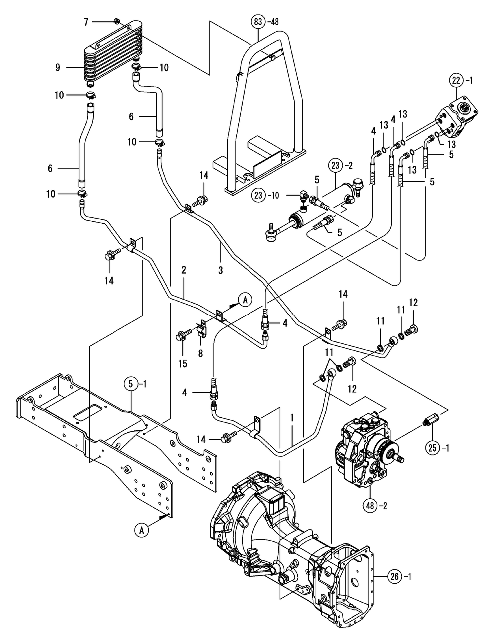 Pst Piping-A Diagram and Parts List for SX3100 54ALB4S727-54ALB4SW727-54ALB4SX727-54ALB4SY727-54ALB4SZ727-54AMB4S727-54AMB4SW727-54AMB4SX727-54AMB4SY727-54AMB4SZ727 Cub Cadet Lawn Tractor